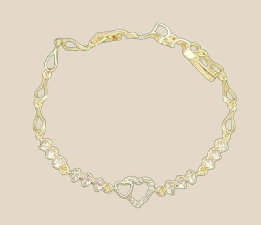 Armband „Golden Hearts“