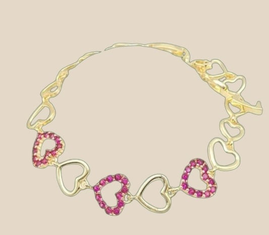 Armband „Heart of Ruby“