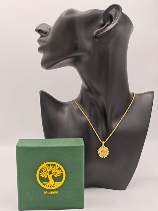 Kette „Golden Petals“ (JLN1502626)