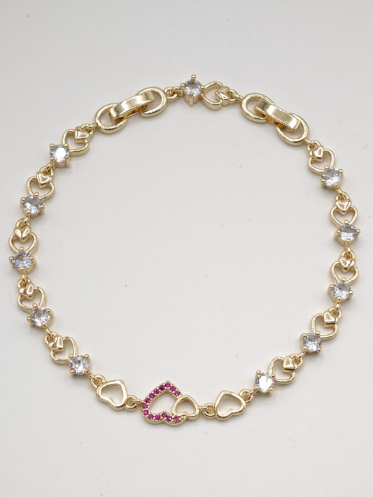 Armband „Pearl Heart“