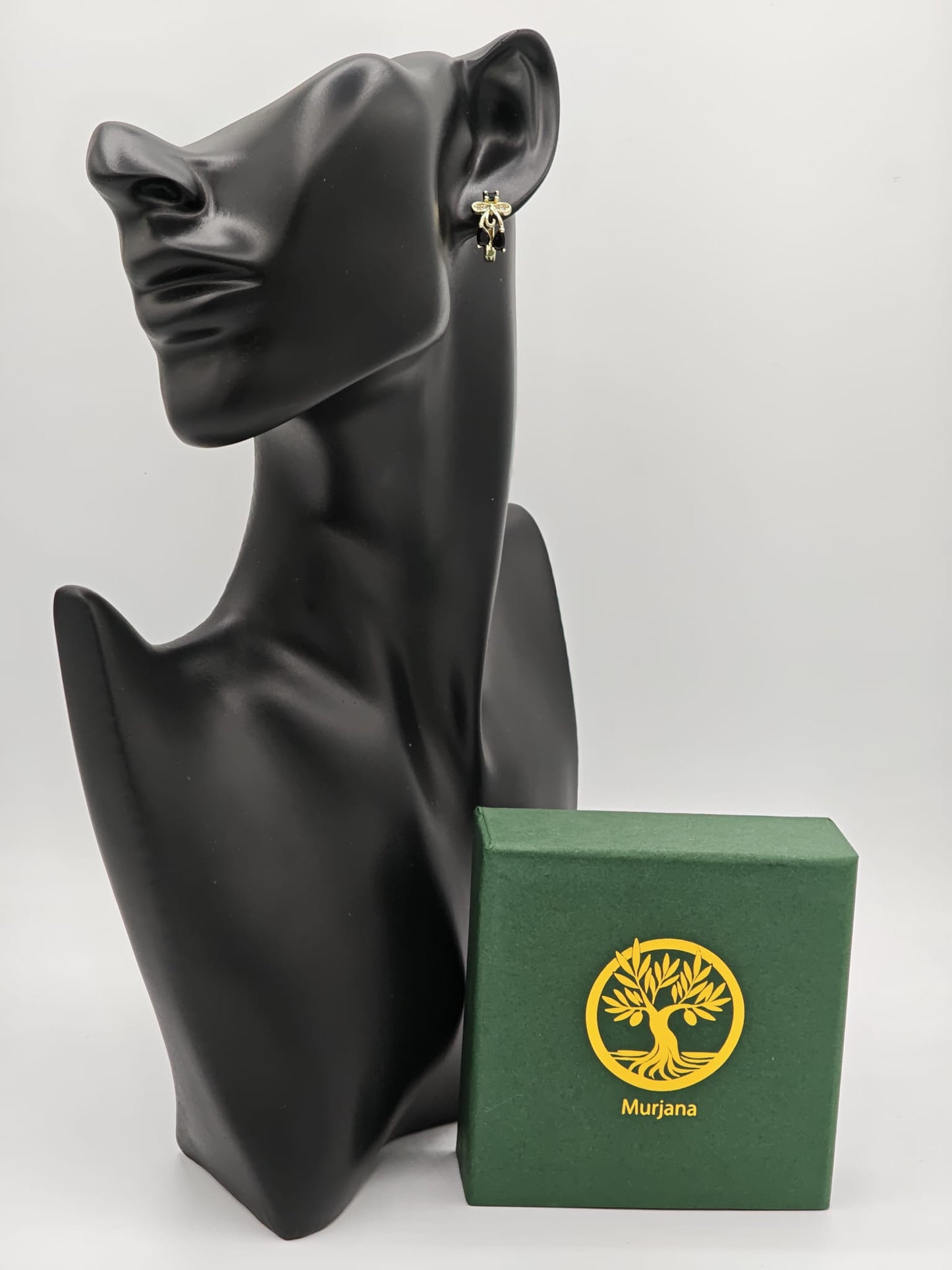 Ohrringe „Golden Drop Noir“