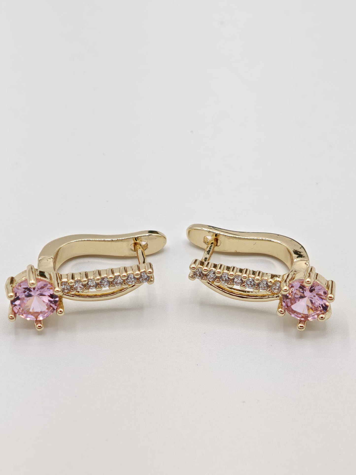 Ohrringe „Pink Spark Hoops“