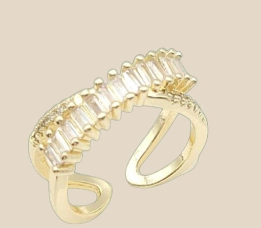 Ring „Double Crystal Line“ (HRR0950383)