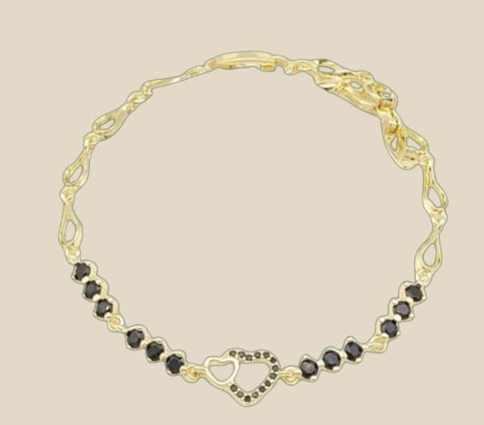 Armband „Golden Hearts“