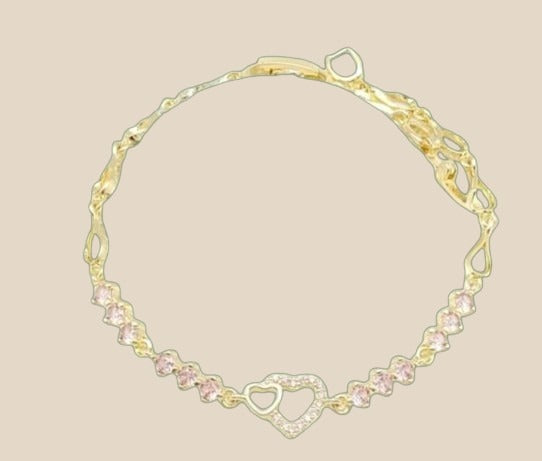 Armband „Golden Hearts“