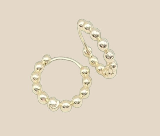 Ohrring „Golden Beads“ (HZE05502954)