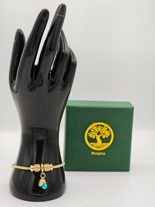 Armband „Golden Charm Beads“ (CB240869)